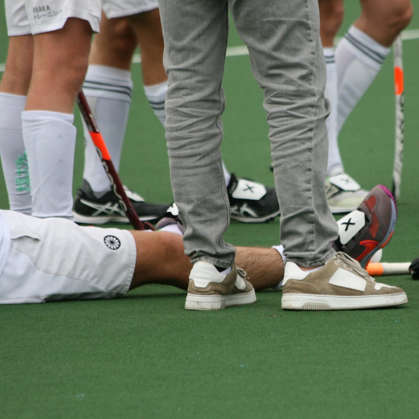 Hockey voetbeschermers